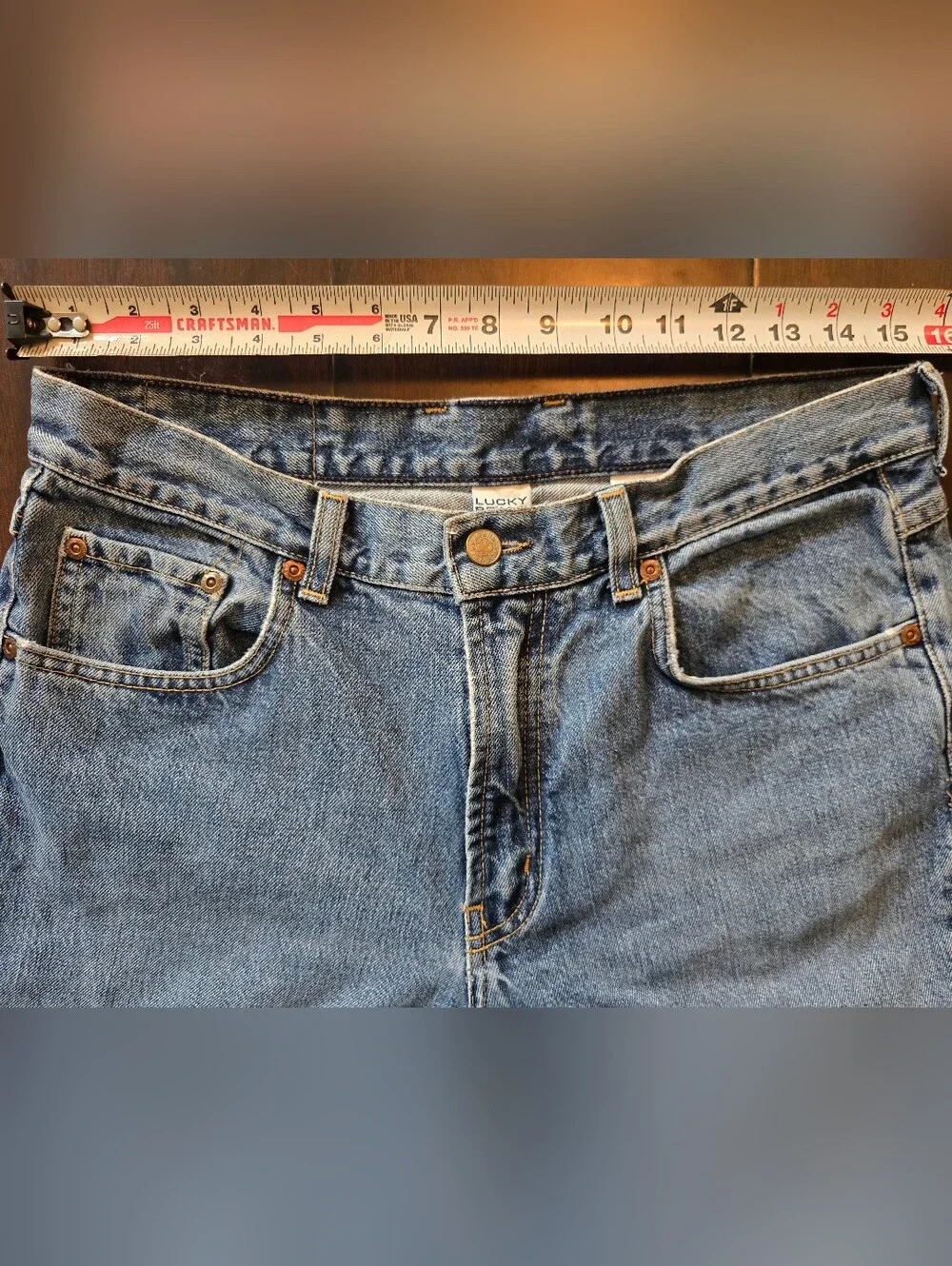 Vintage Lucky Brand 203 Low Rise Bootleg Jeans Women's Size 12 Y2K - Picture 11 of 15